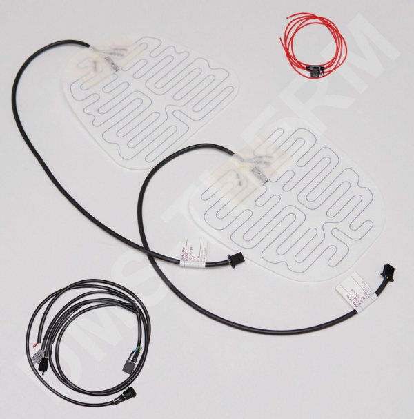Sitzheizung für Quad / ATV 2-Personen (rund) Zwei Stufen 12V – Bild 2